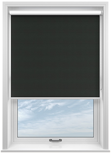 Rivulet (Blackout), Dark Grey - Twist&Fit Roller Blind